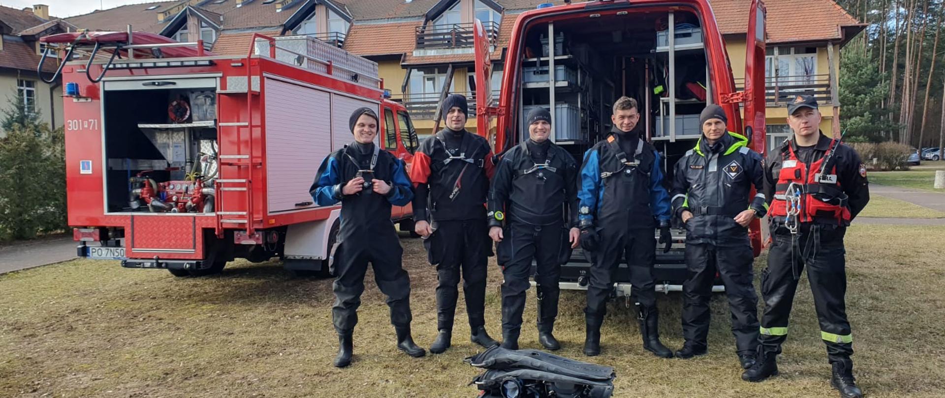 Na zdjęciu widać nurków z JRG 2 w Pile biorących udział w zgrupowaniu.