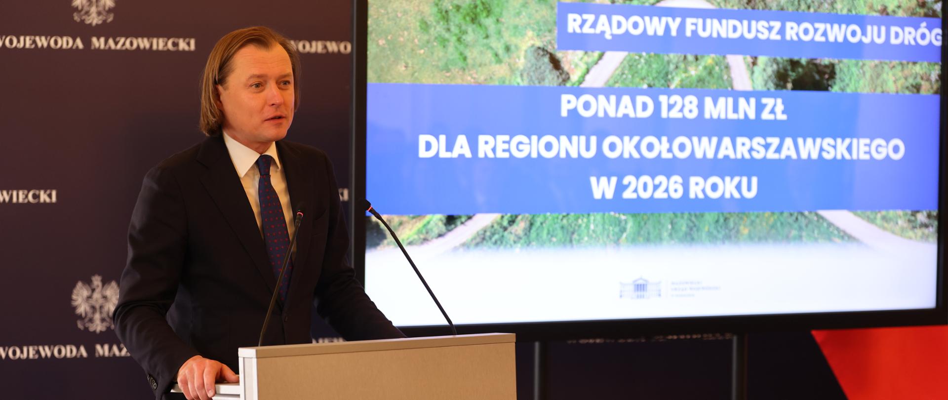 Ponad 128 milionów na inwestycje drogowe w regionie okołowarszawskim