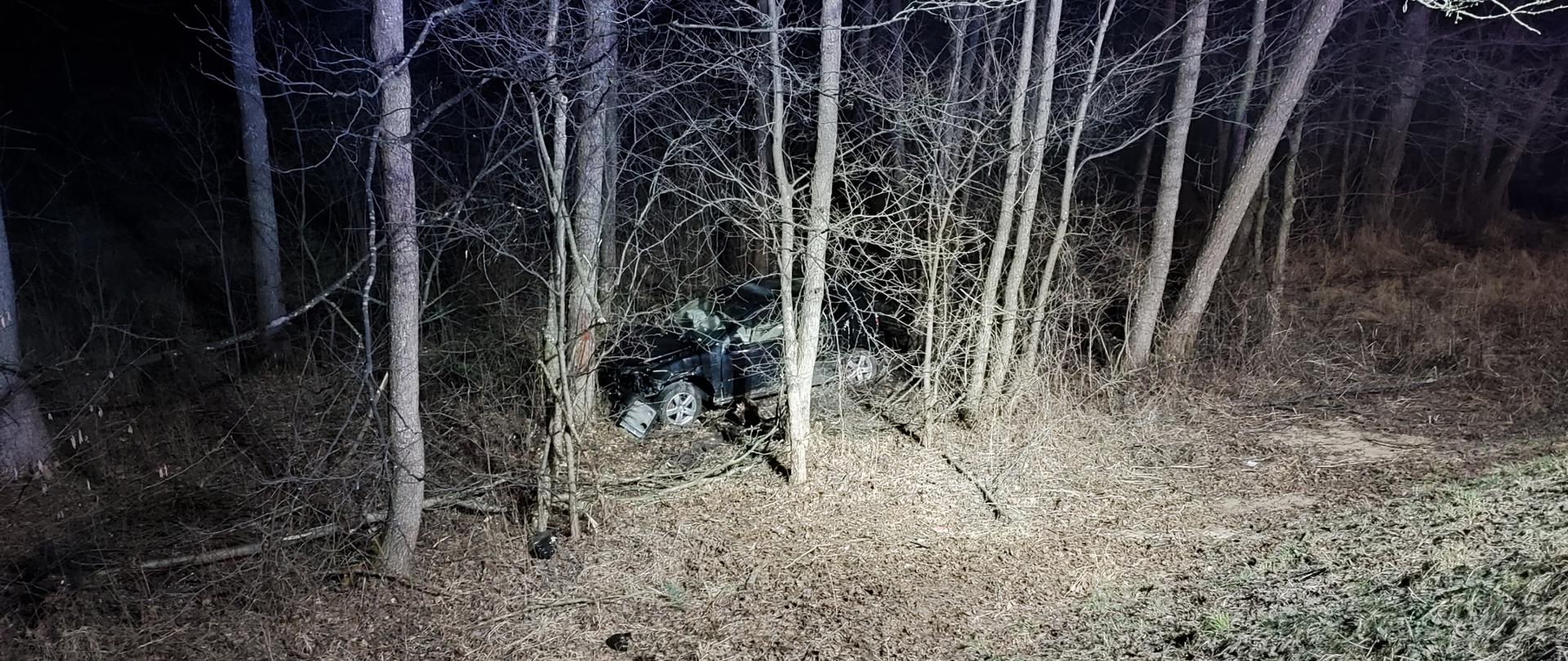 Niebezpieczny wypadek w Zalesiu.