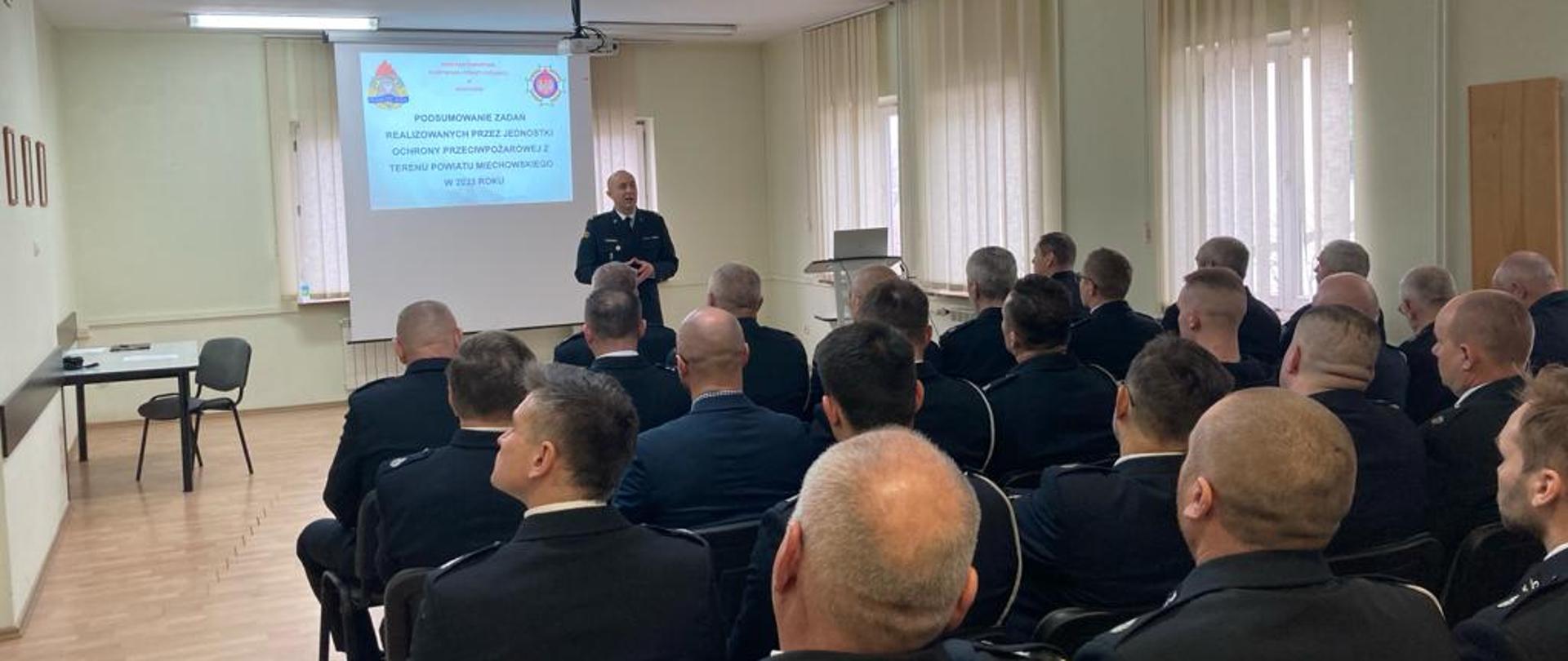 Odprawa roczna z przedstawicielami Ochotniczych Straży Pożarnych