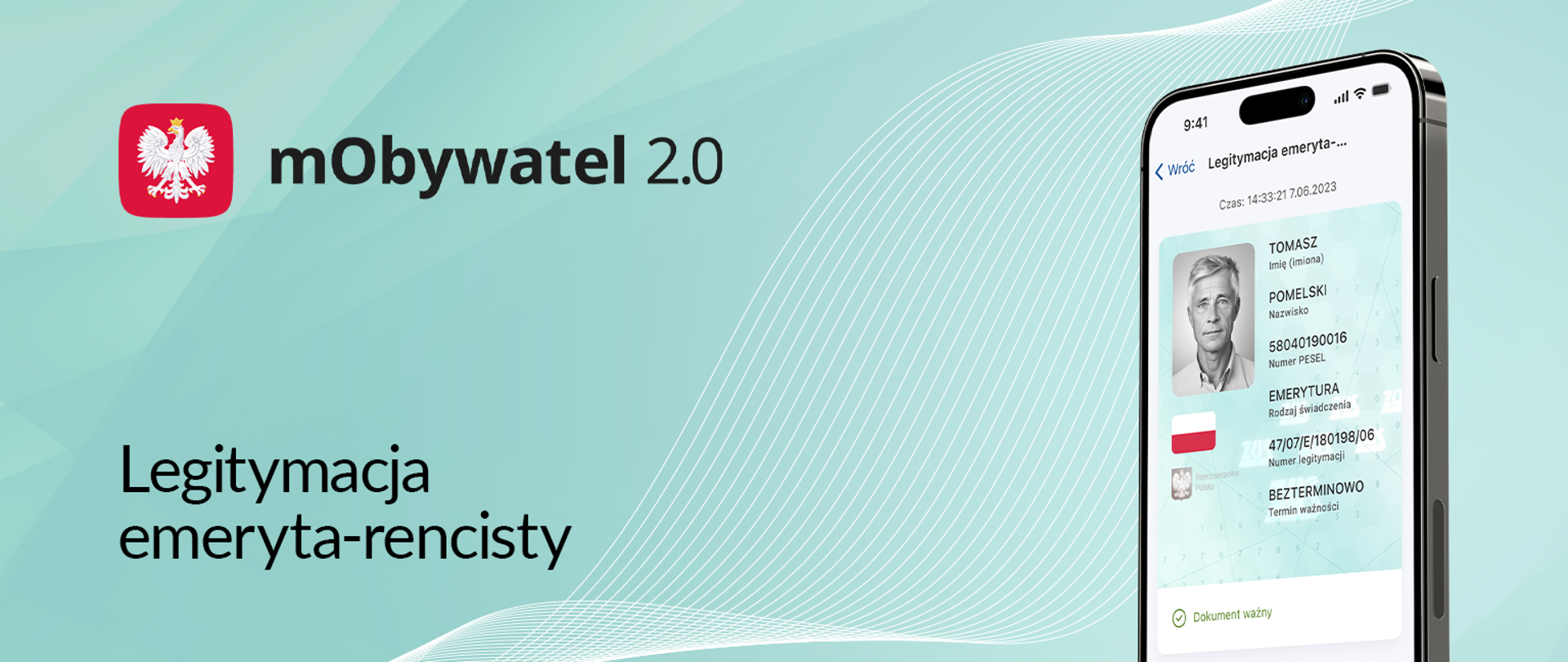 Legitymacja emeryta-rencisty.