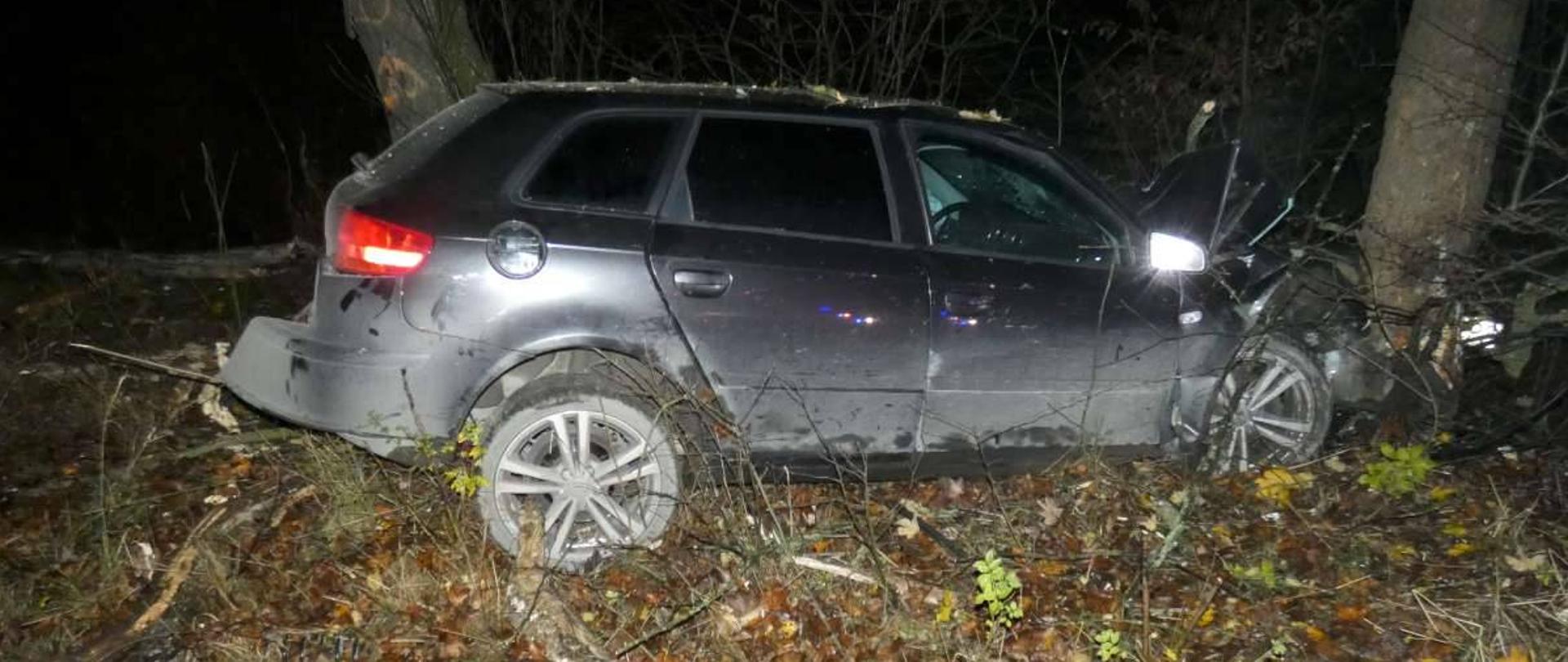 Wypadek na trasie Stawiska - Stary Bukowiec