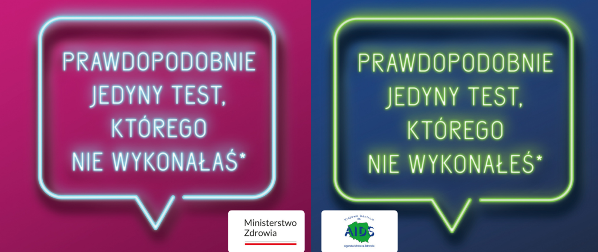 Ogólnopolska kampania wczesnej diagnostyki HIV #jedynytakitest