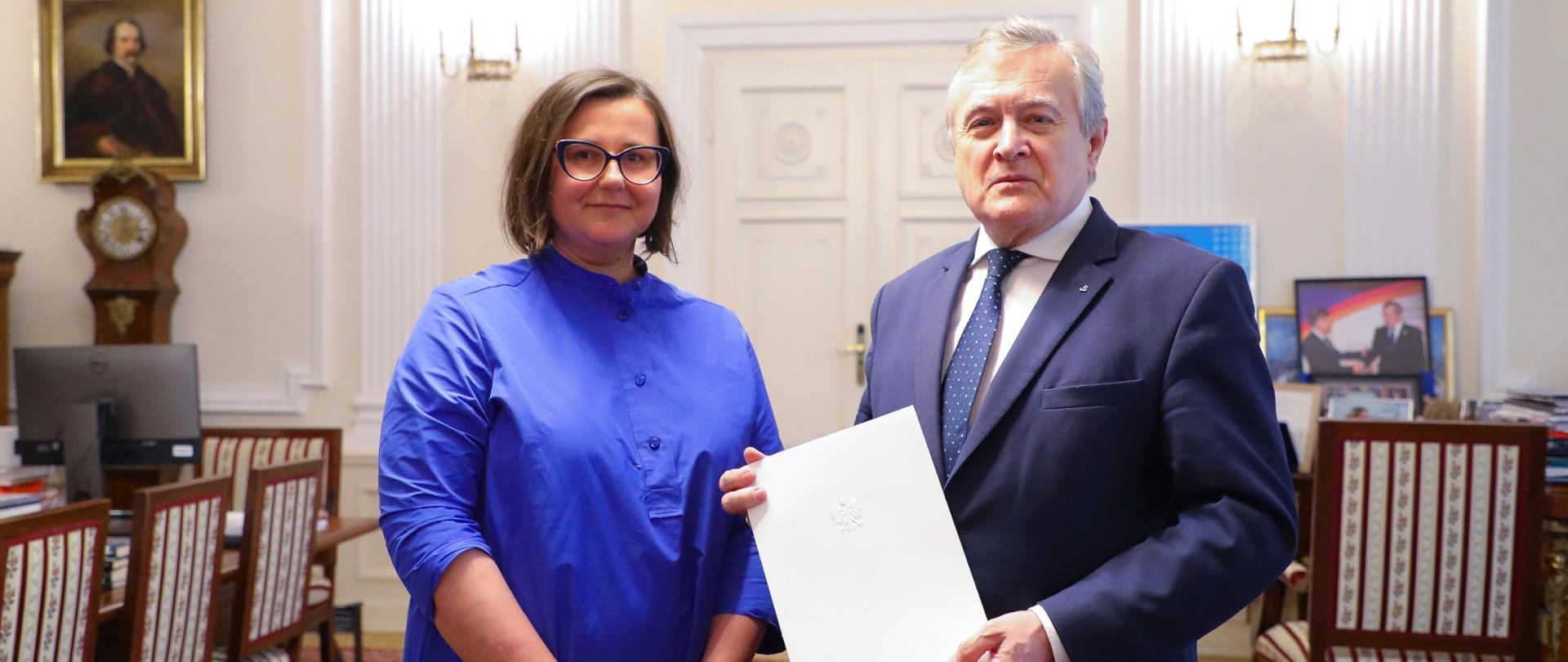 Powołanie p.o. dyrektora Centrum Kultury „Park Dzieje” w Murowanej Goślinie, fot. Danuta Matloch/MKiDN