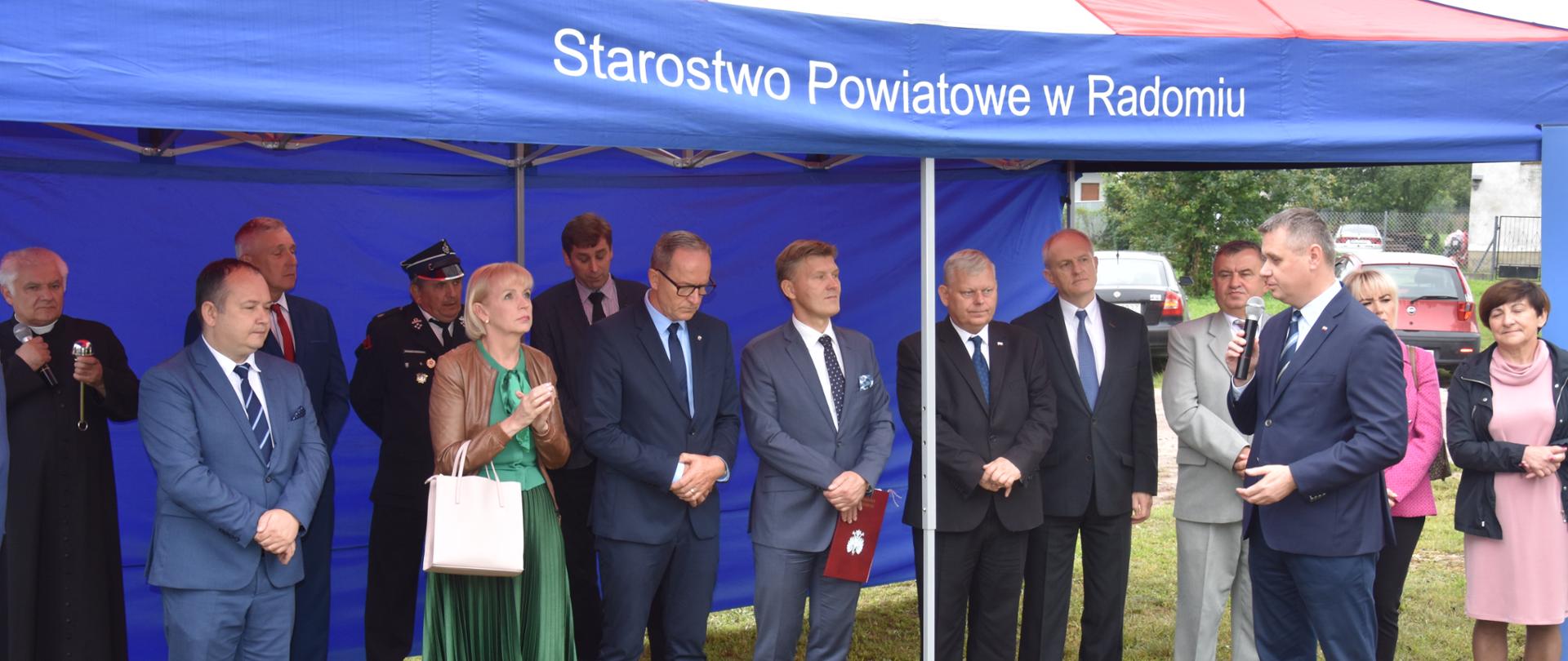 Przemówienie okolicznościowe Wicewojewody Mazowieckiego podczas otwarcia drogi w Bartodziejach 