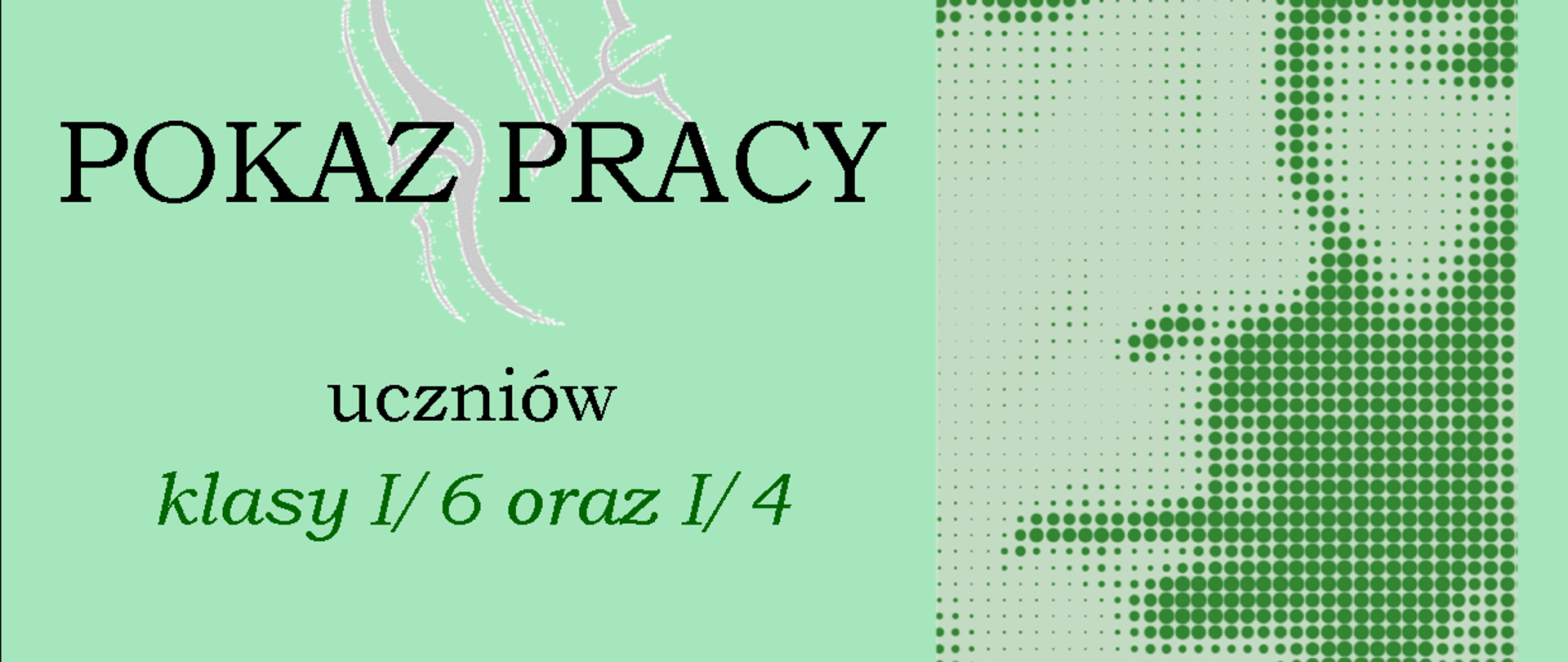 Zaproszenie na pokaz pracy uczniów klas pierwszych sekcji instrumentów smyczkowych i gitary. Odbędzie się on 16 maja 2023 roku o 16:45 w sali koncertowej.