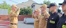 Pożegnanie ze służbą mł. bryg. Łukasza Krasowskiego 
