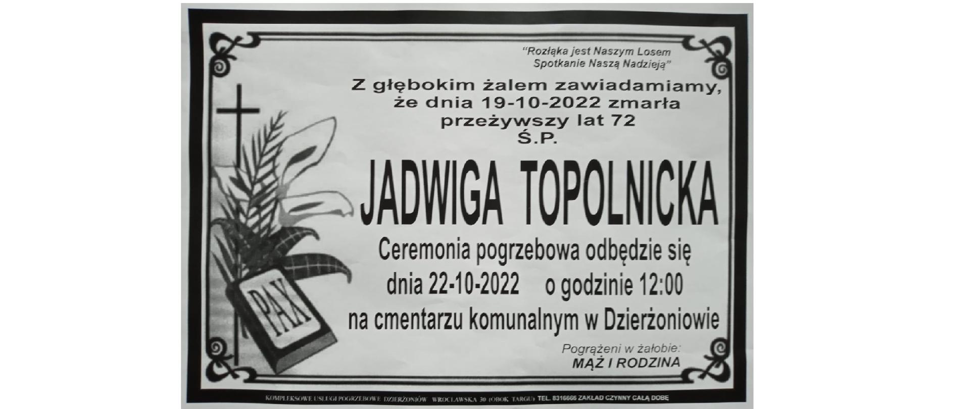 Z głębokim żalem zawiadamiamy o śmierci byłej funkcjonariuszki KP PSP Dzierżoniów