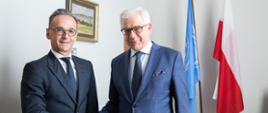 Spotkanie ministra Jacka Czaputowicza z ministrem Heiko Maasem
