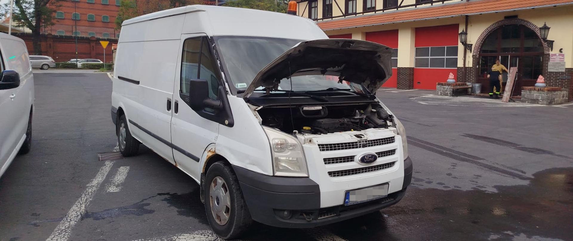 Pożar samochodu na placu KP