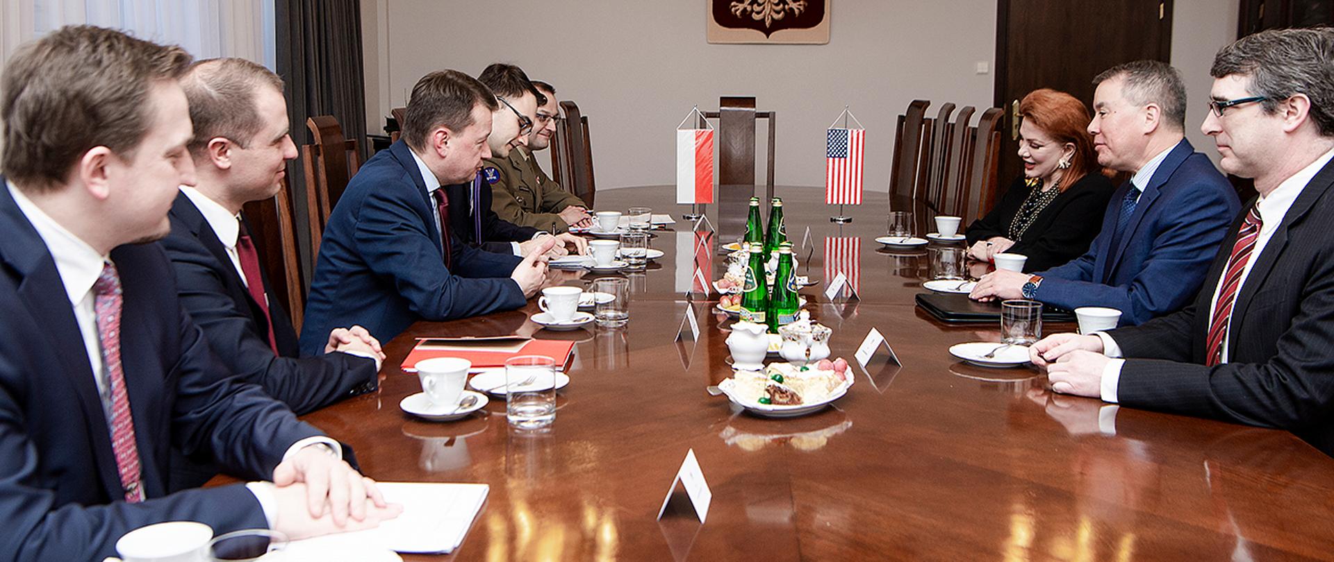 Spotkanie Mariusza Błaszczaka, ministra obrony narodowej z podsekretarzem obrony USA J.C. Roodem