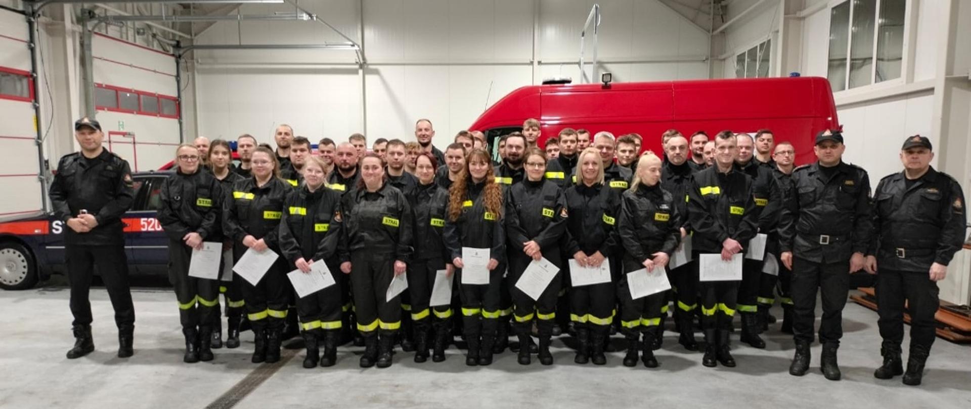 Szkolenie podstawowe strażaków ratowników OSP z powiatu sławieńskiego