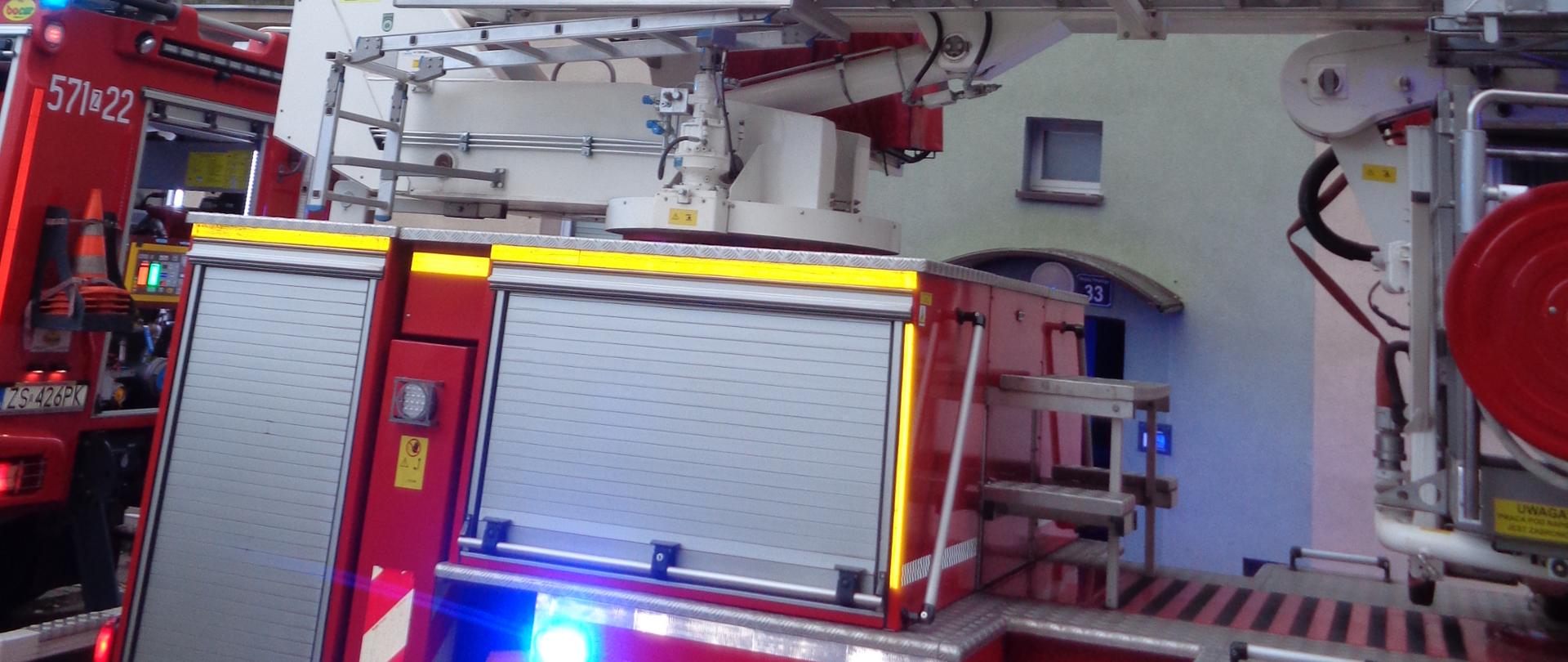 Pożar mieszkania w Wałczu