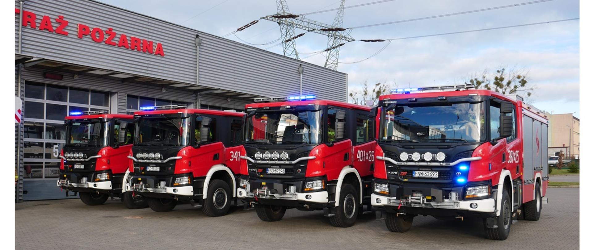 Uroczyste przekazanie ciężkiego samochodu ratowniczo – gaśniczego na podwoziu SCANIA z napędem 4x4