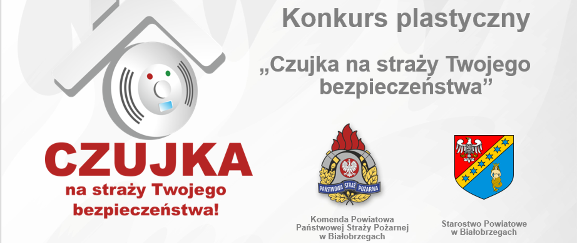 Konkurs plastyczny "Czujka na straży Twojego bezpieczeństwa"