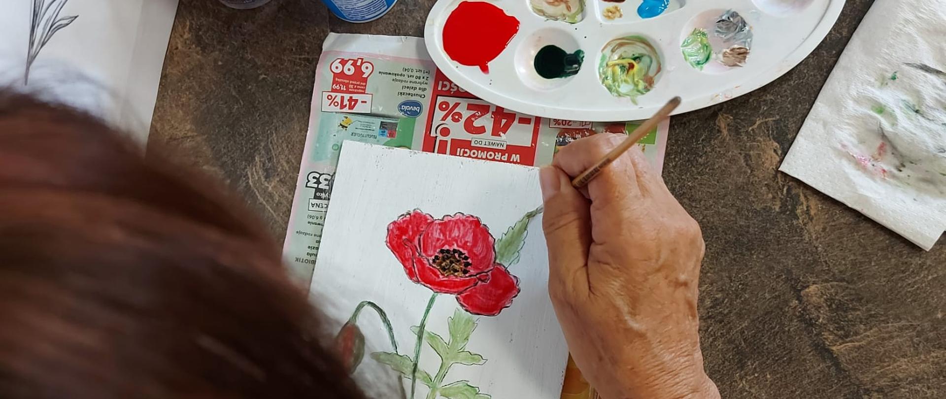 Malowanie obrazów farbkami