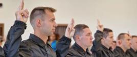 Ślubowanie nowo przyjętych funkcjonariuszy 15.09.2023