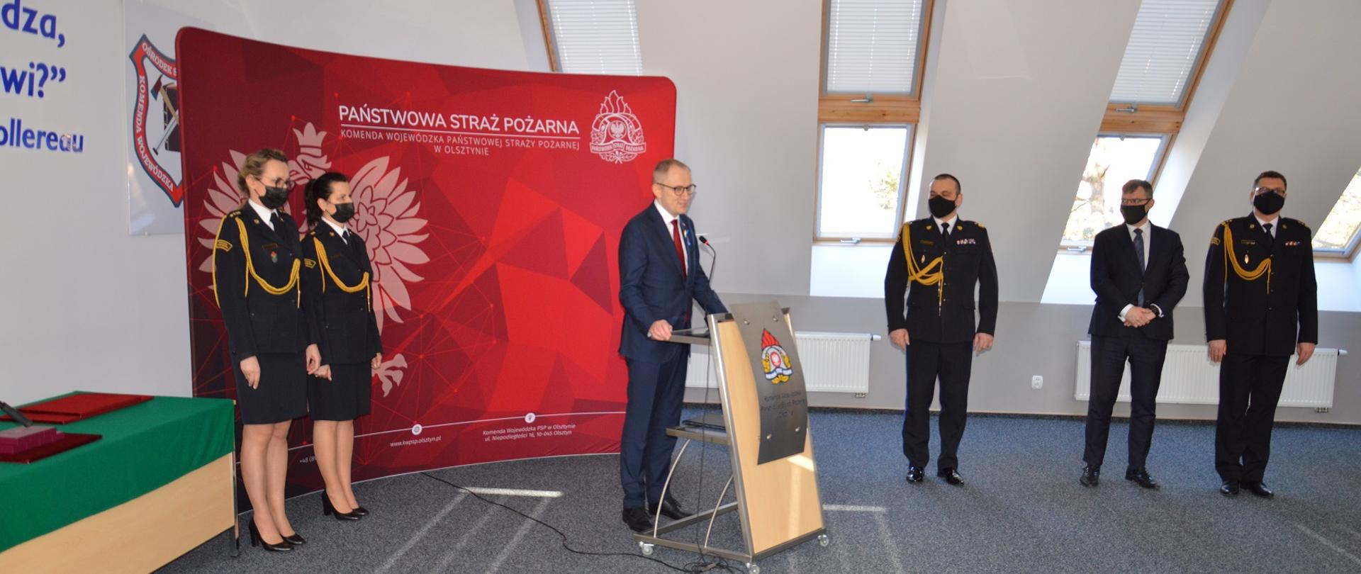 Przemówienie Podsekretarza Stanu w MSWiA Pan Błażeja Pobożego