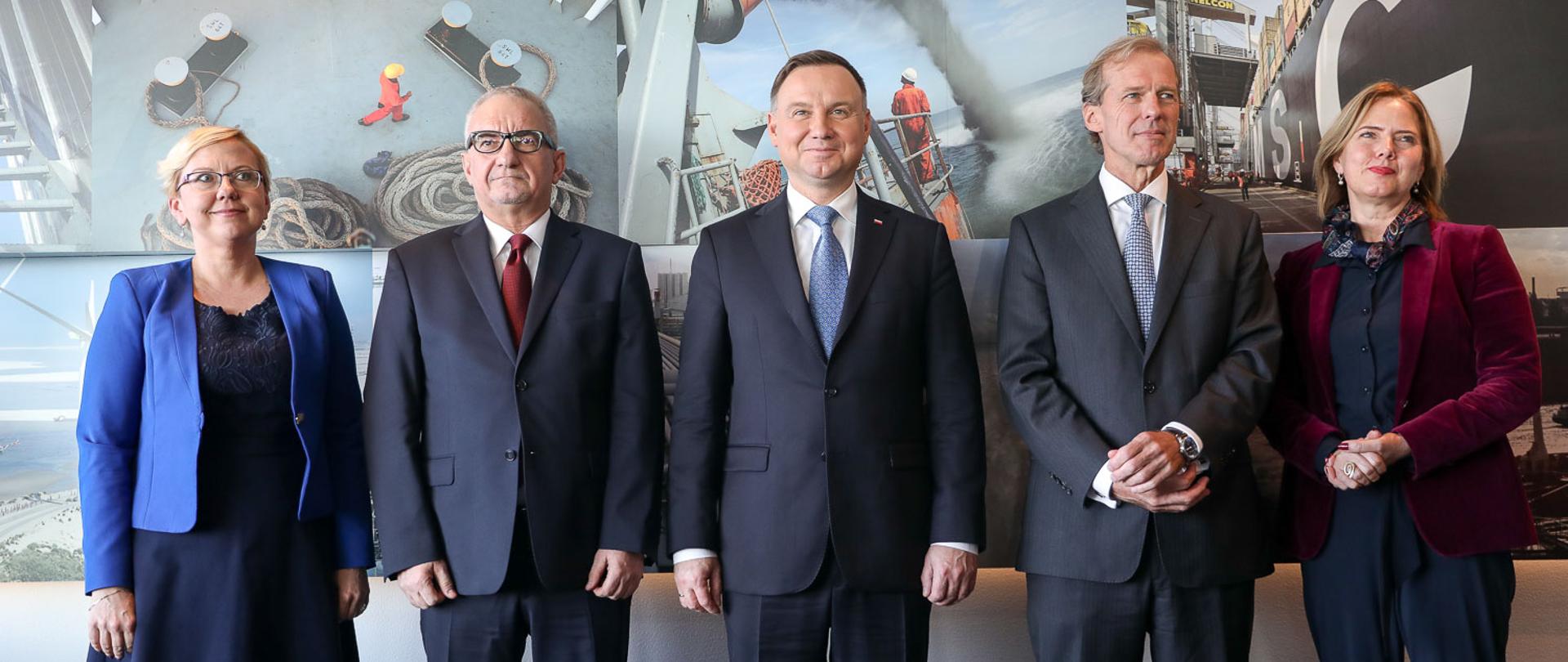 Uroczystość podpisania memorandum ws. współpracy portów Szczecin-Świnoujście i Rotterdam