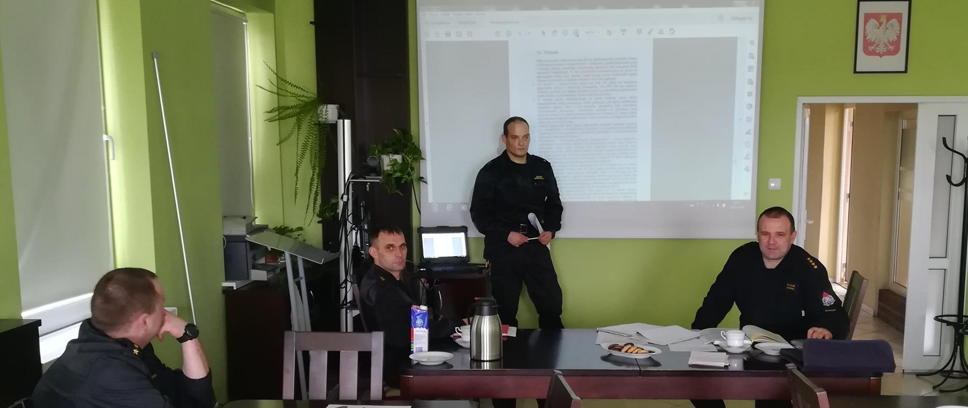 Narada służbowa funkcjonariuszy Komendy Powiatowej PSP w Kościanie