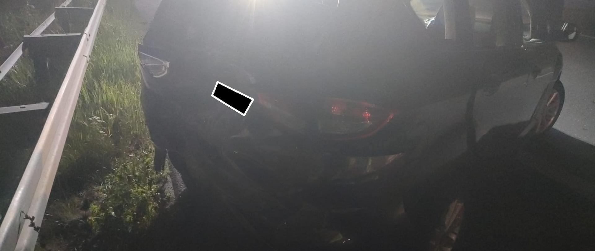 ZDERZENIE DWÓCH POJAZDÓW NA A2 W MIEJSCOWOŚCI DOMANIN 
