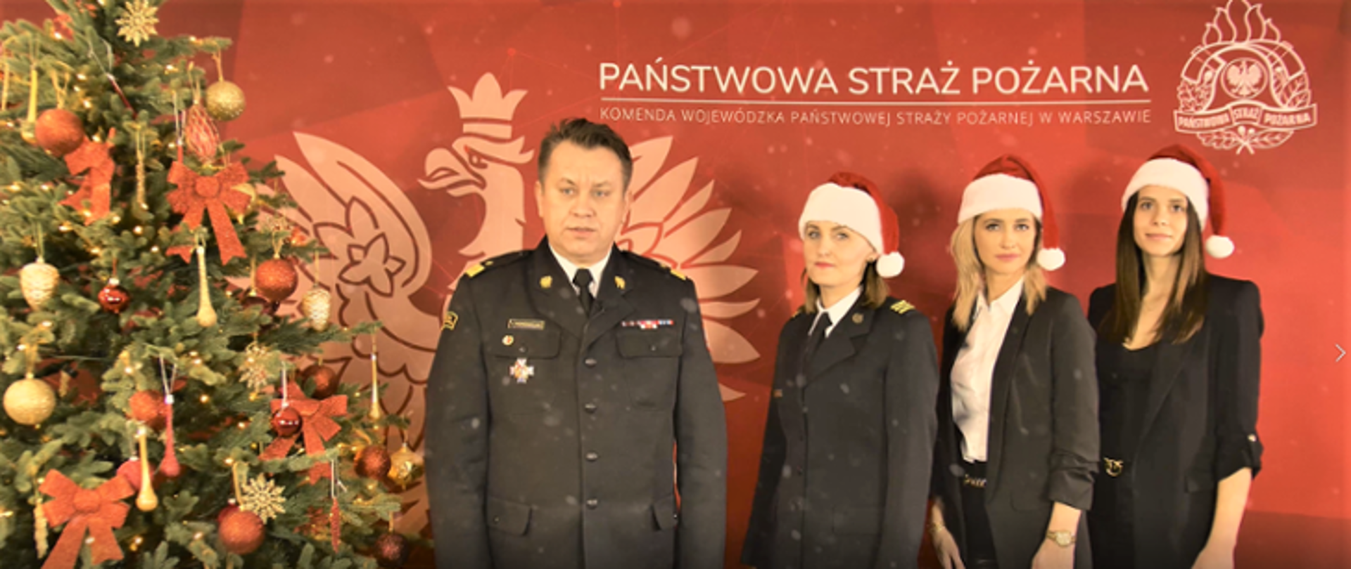 Życzenia Świąteczne Mazowieckiego Komendanta Wojewódzkiego PSP