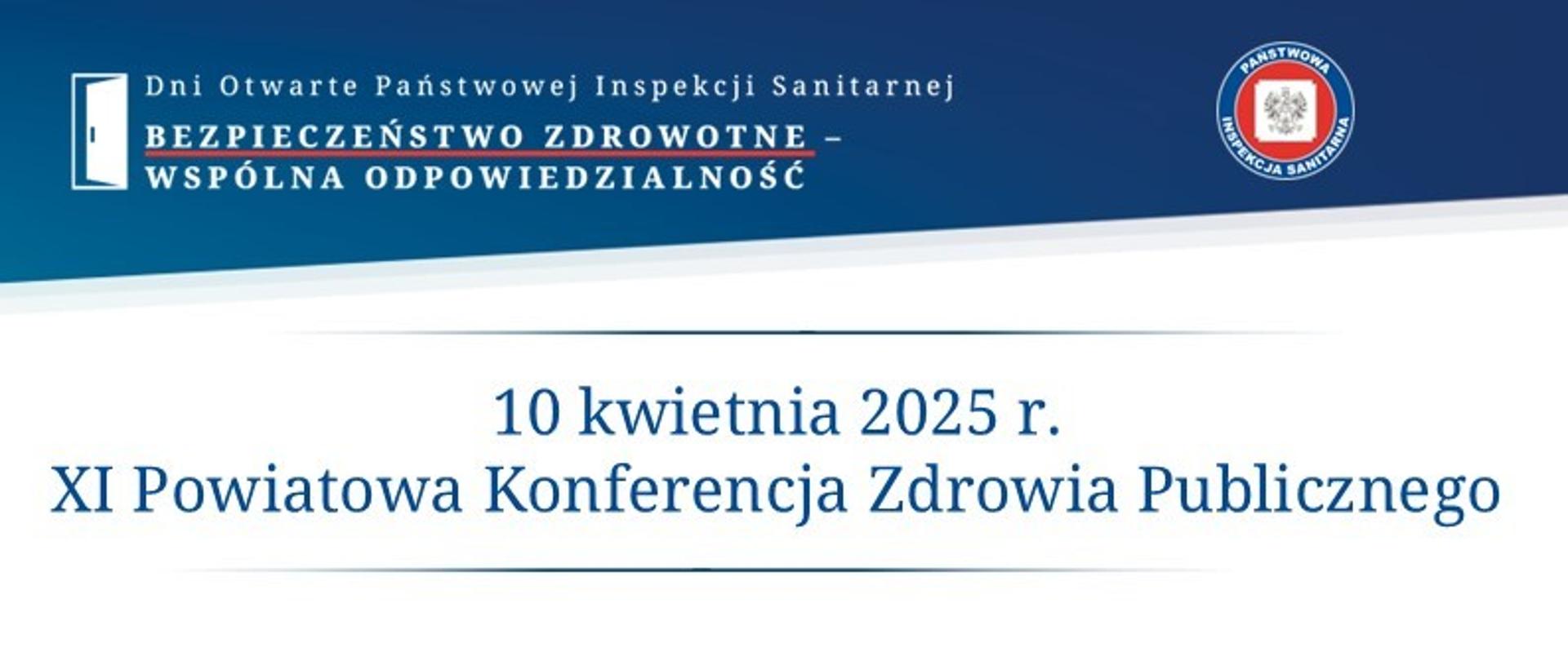 Napis na biało-niebieskim tle