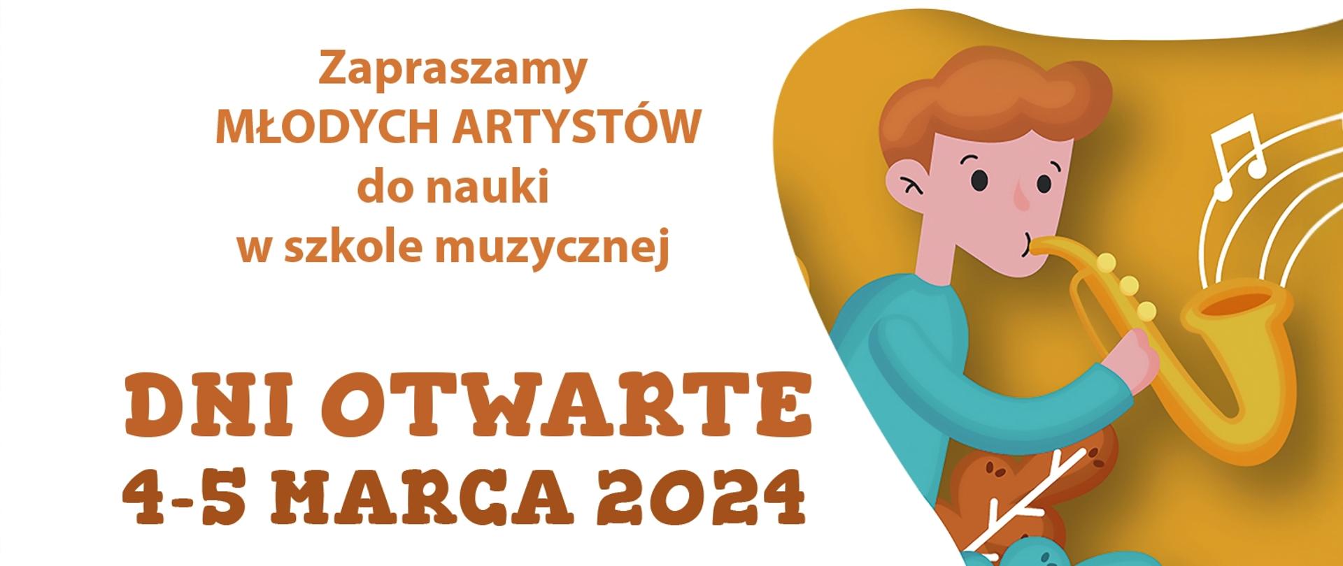 Ulotka rekrutacyjna - dni otwarte w marcu 2024