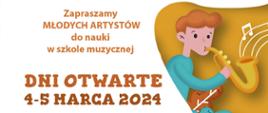 Ulotka rekrutacyjna - dni otwarte w marcu 2024