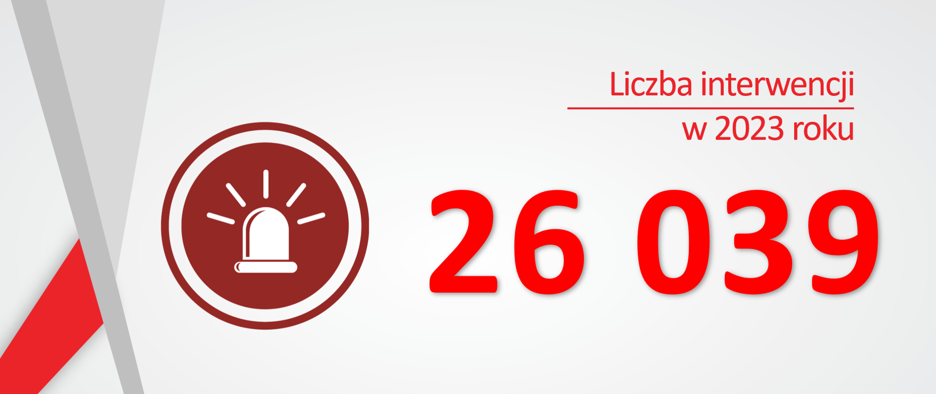 infografika - napisy liczba interwencji w roku 2023 26039