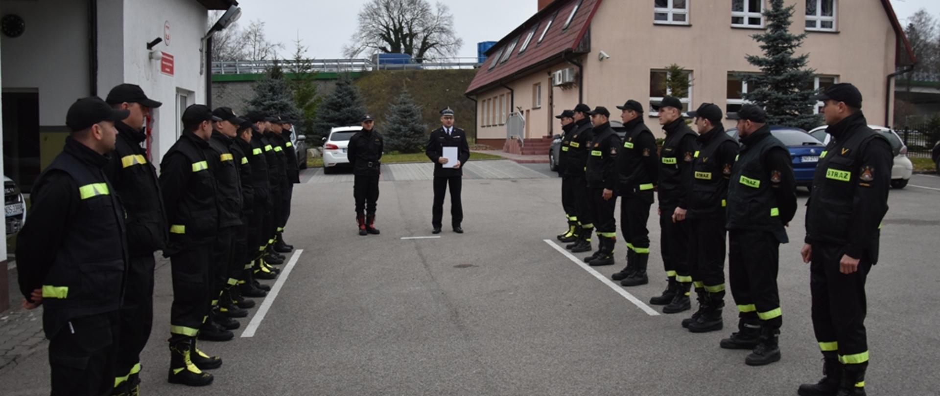 Zmiana służby w JRG Ostróda