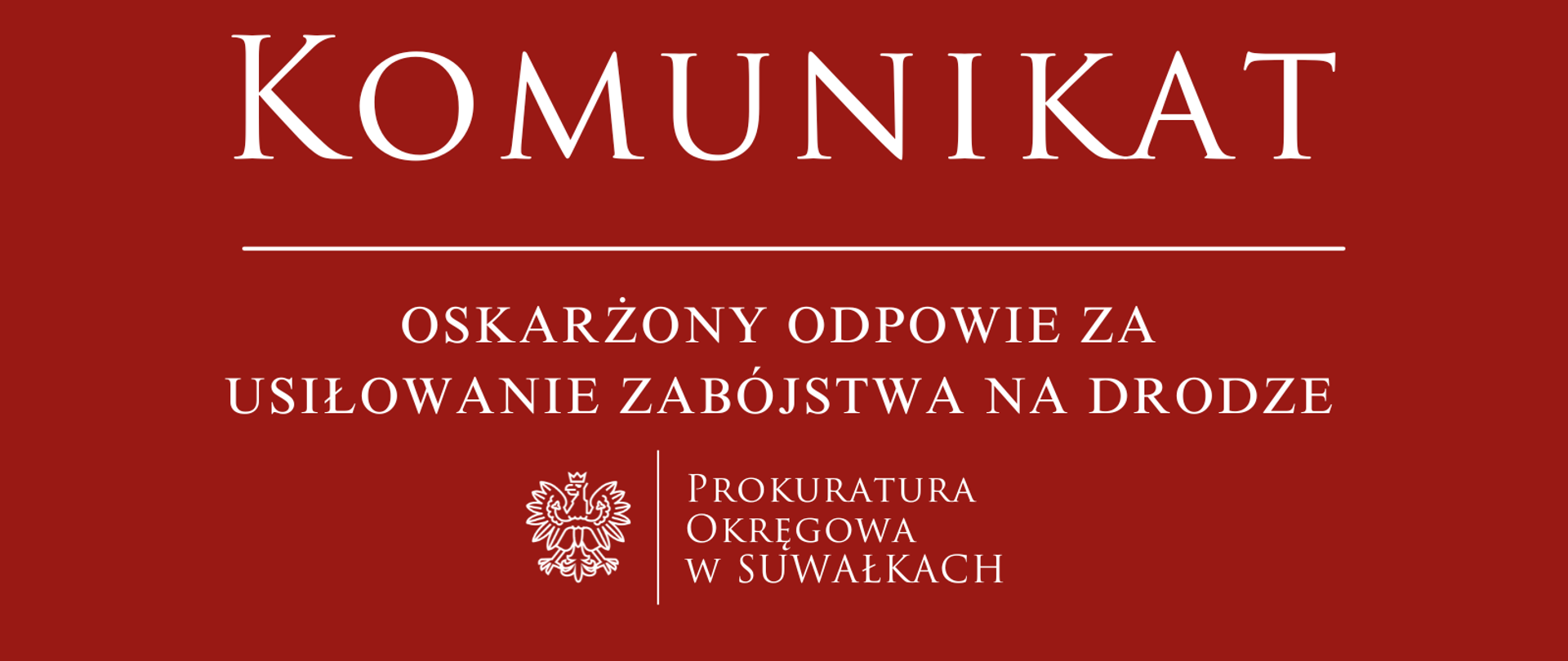 Oskarżony odpowie za usiłowanie zabójstwa na drodze