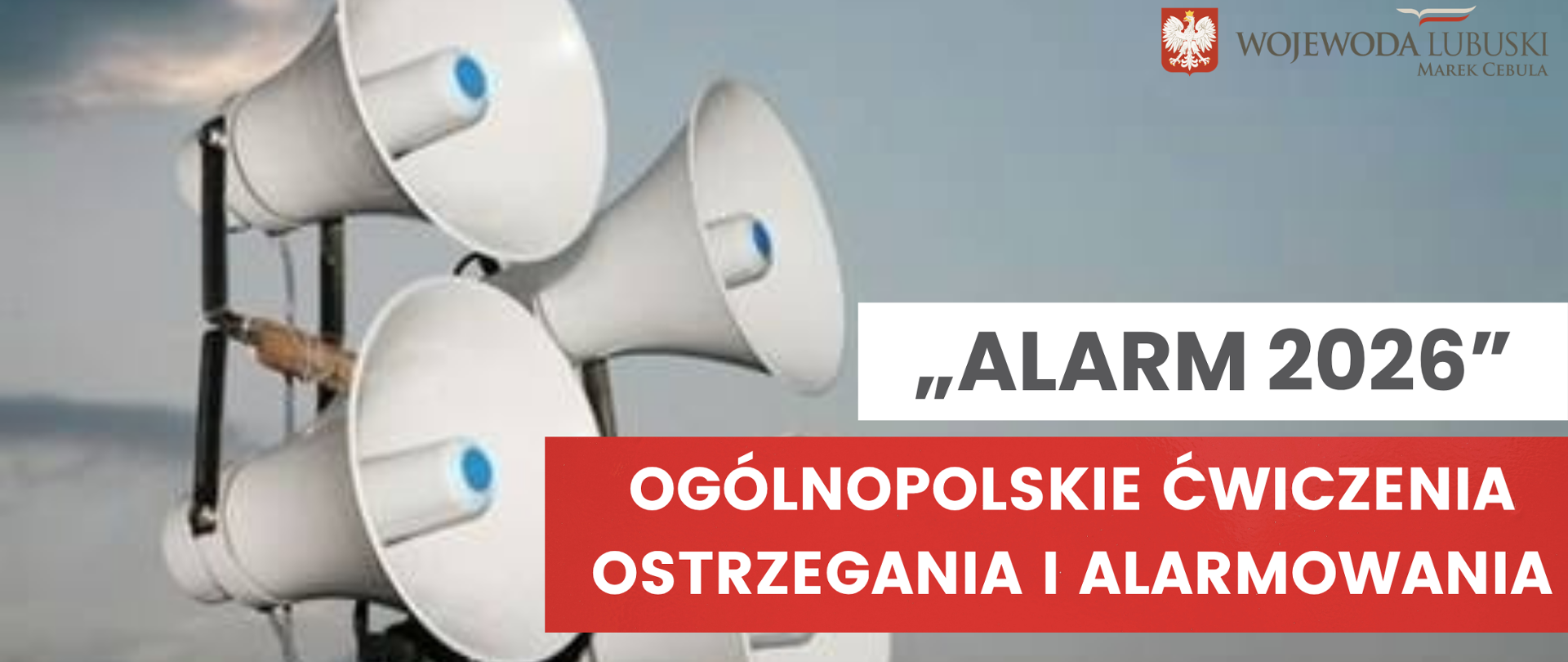 Ogólnopolskie ćwiczenia ostrzegania i alarmowania - syreny alarmowe
