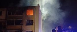 Pożar mieszkania w miejscowości Białuty