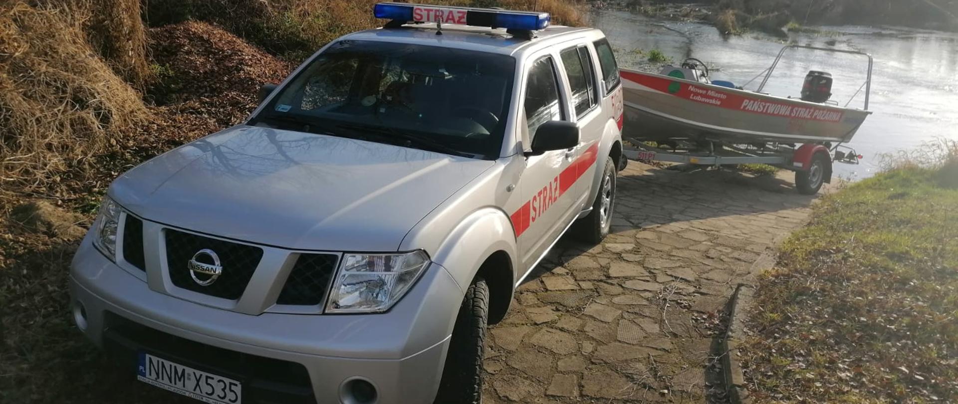 samochód operacyjny + łódź