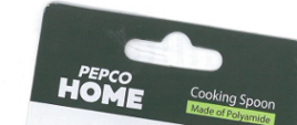 Etykieta produktu pn. Łyżka do gotowania z poliamidu