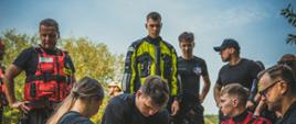 Ćwiczenia z zakresu ratownictwa wodnego w Murowańcu