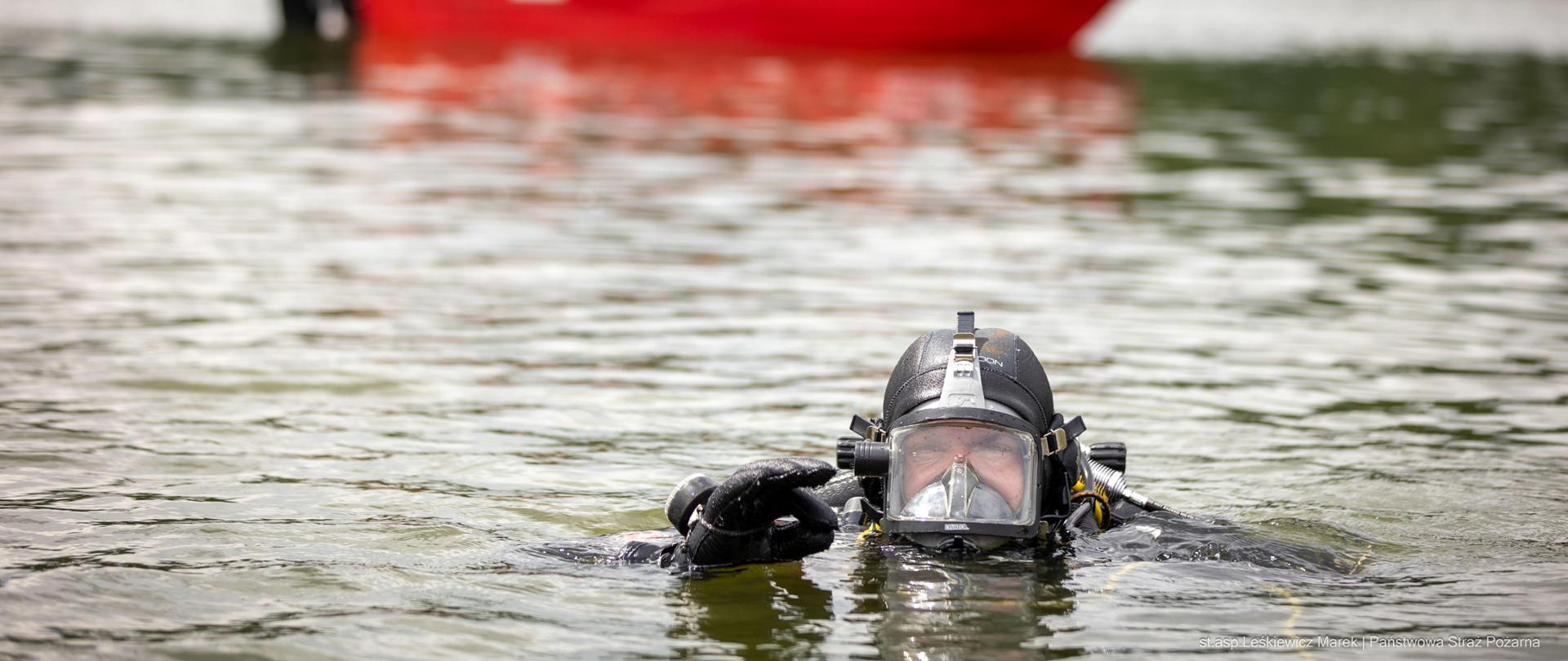 Nurek po zanurzeniu kontrolnym