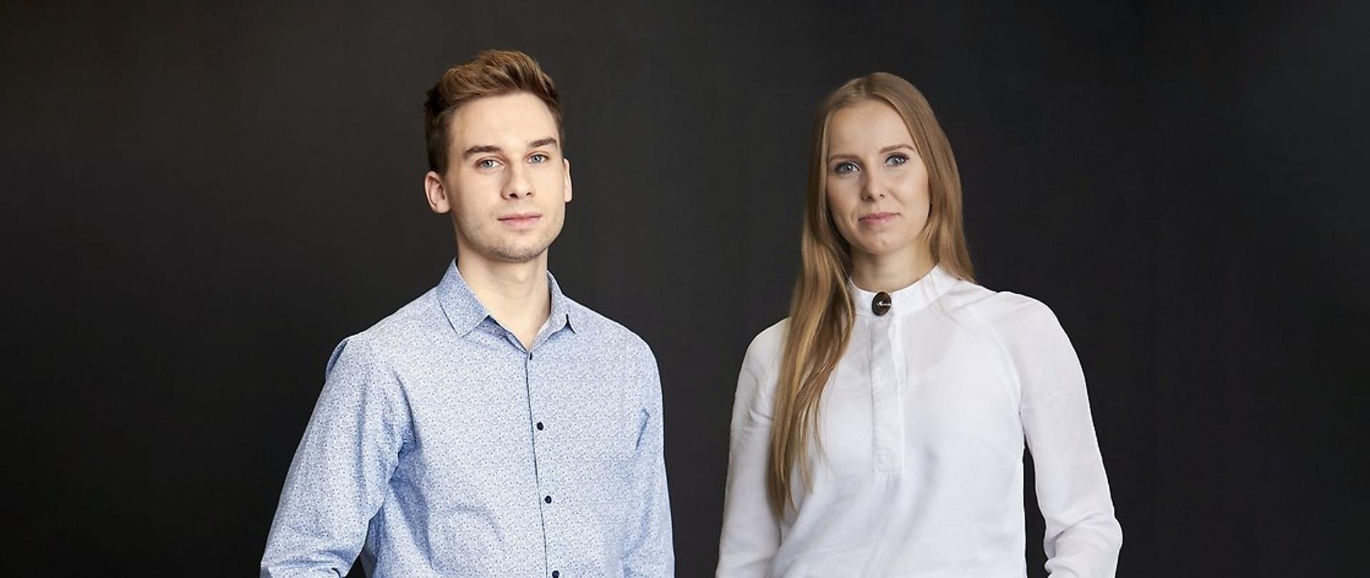 Po lewej: Arkadiusz Michałowski, ekspert, Departament Polityki Konsumenckiej, po prawej: Aleksandra Mokrzycka, specjalista, Departament Polityki Konsumenckiej