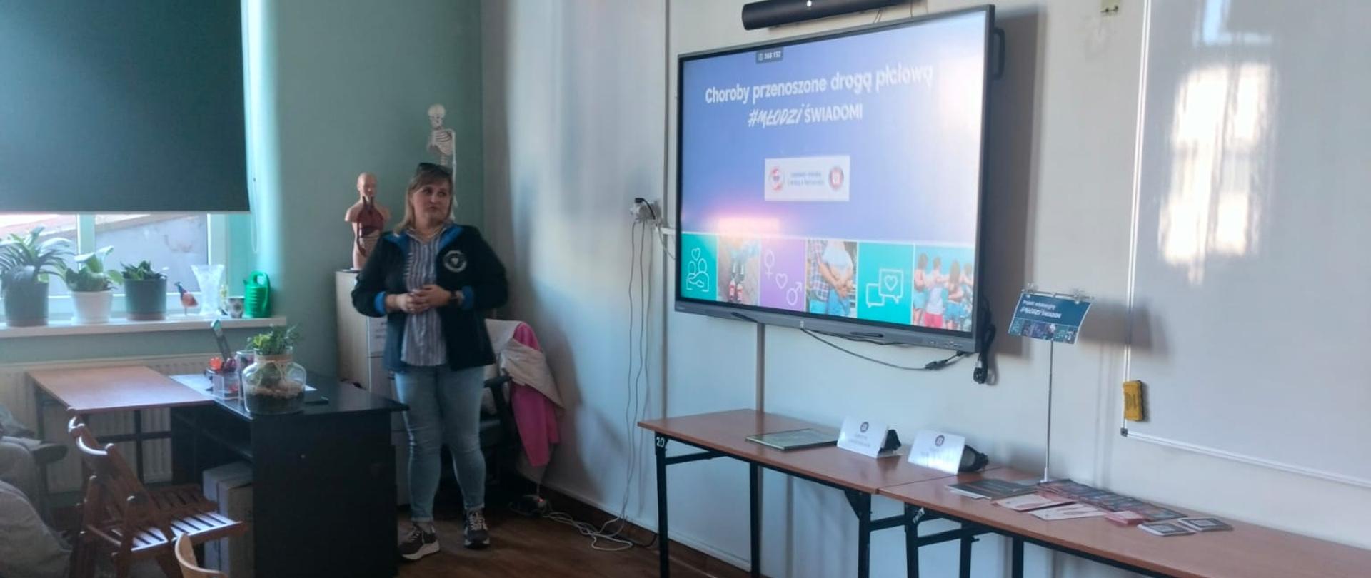 Warsztaty profilaktyczne dla uczniów w Zespole Szkół Gastronomiczno-Hotelarskich w Tarnowskich Górach