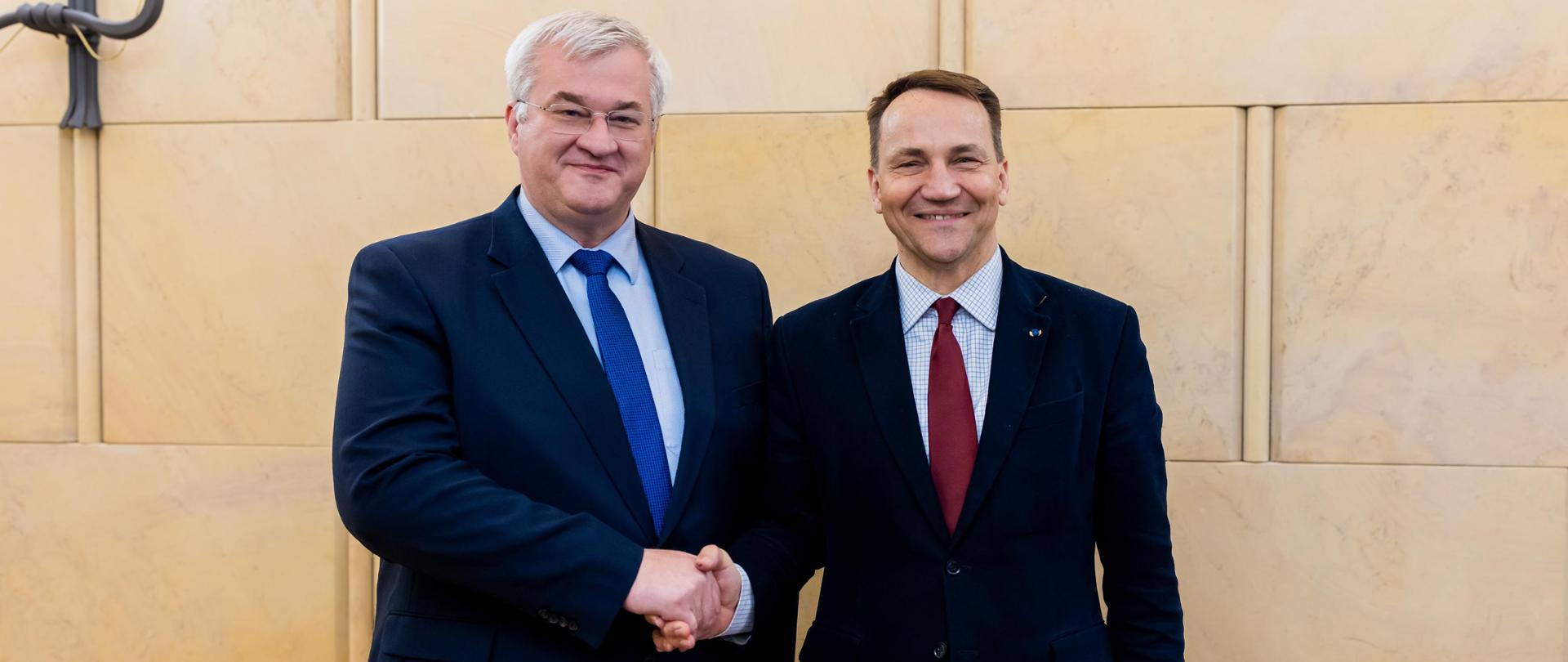 Minister Radosław Sikorski spotkał się z Pierwszym Zastępcą Ministra Spraw Zagranicznych Ukrainy