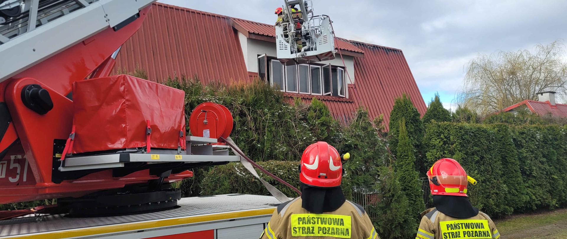 Pożar budynku jednorodzinnego w miejscowości Świniary Stare