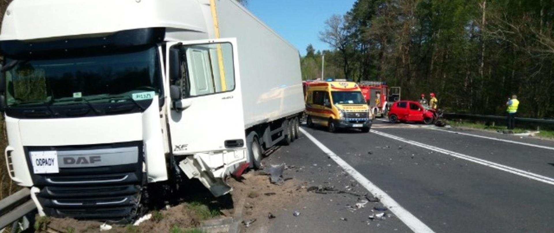DK6 – wypadek drogowy 