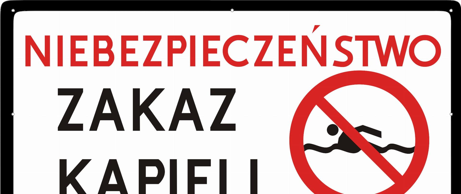 Zakaz kąpieli