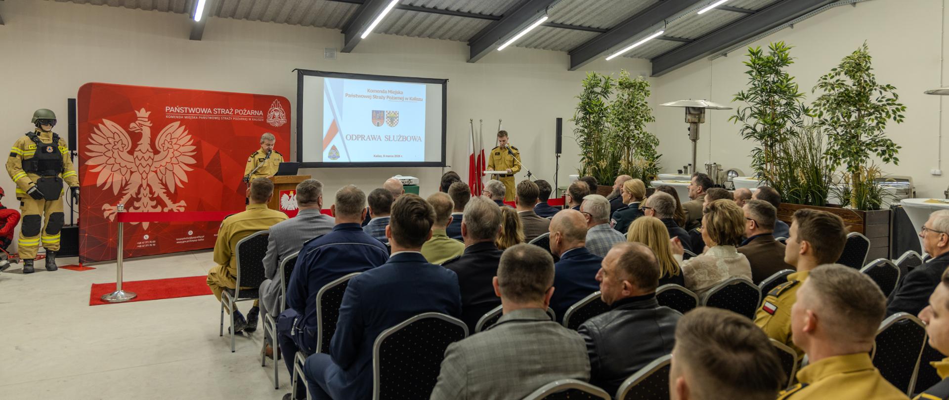 Nowoczesny sprzęt i nowa baza logistyczna. Odprawa roczna w KM PSP w Kaliszu