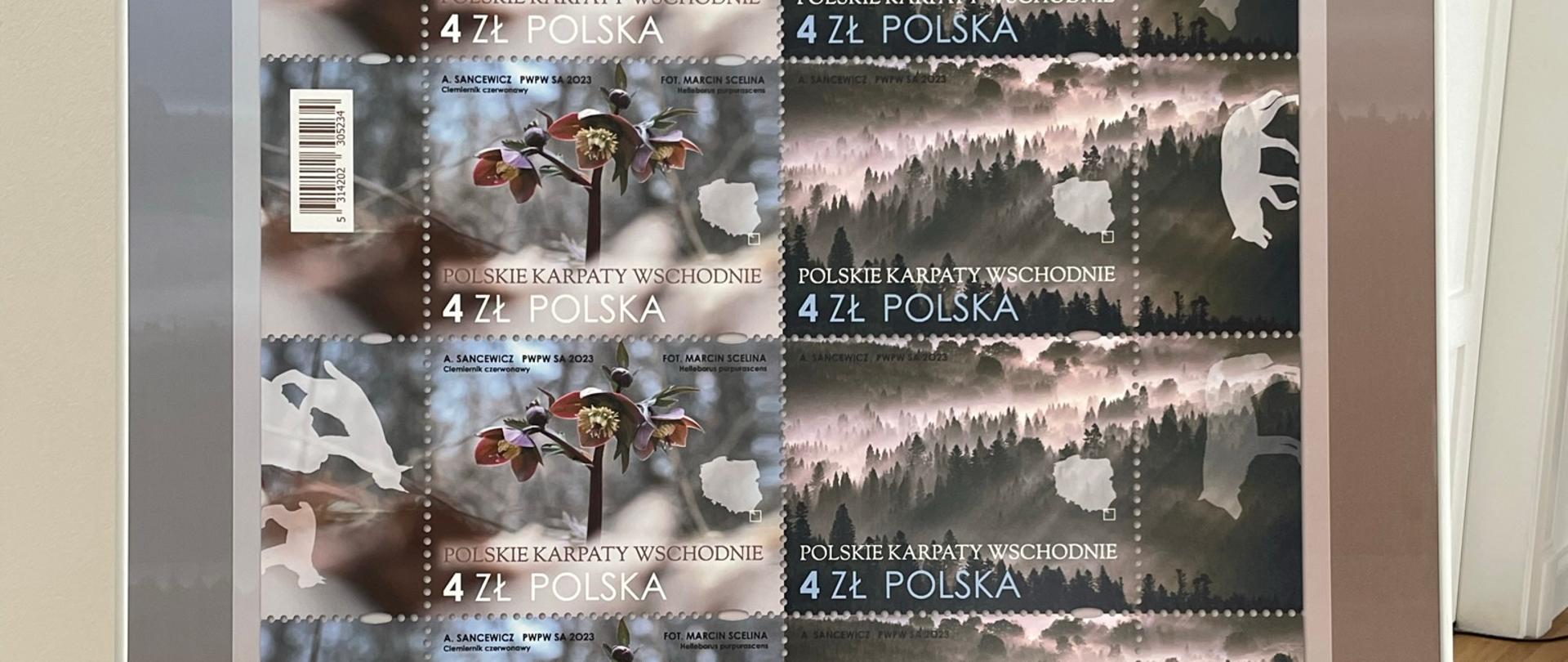 znaczki Polskie Karpaty Wschodnie