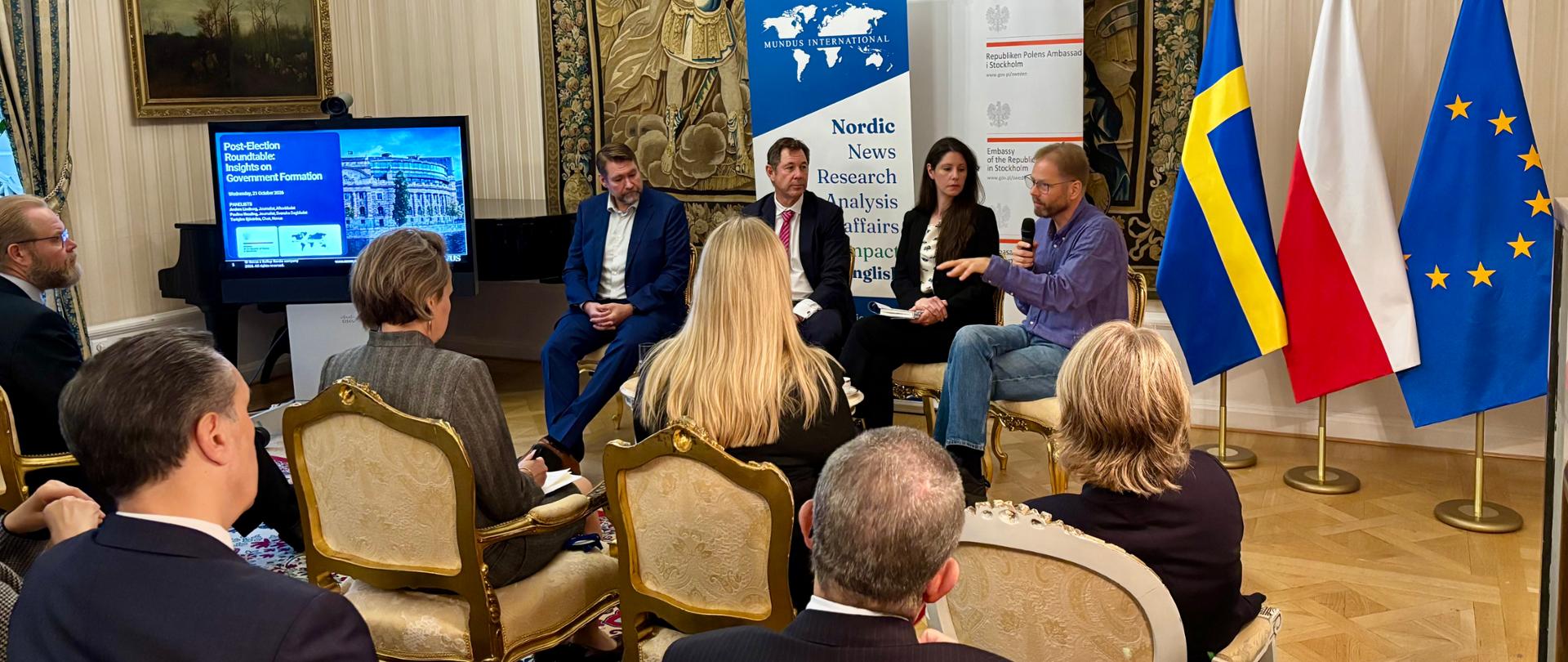 Post-Election Seminar at the Embassy of the Republic of Poland in Stockholm