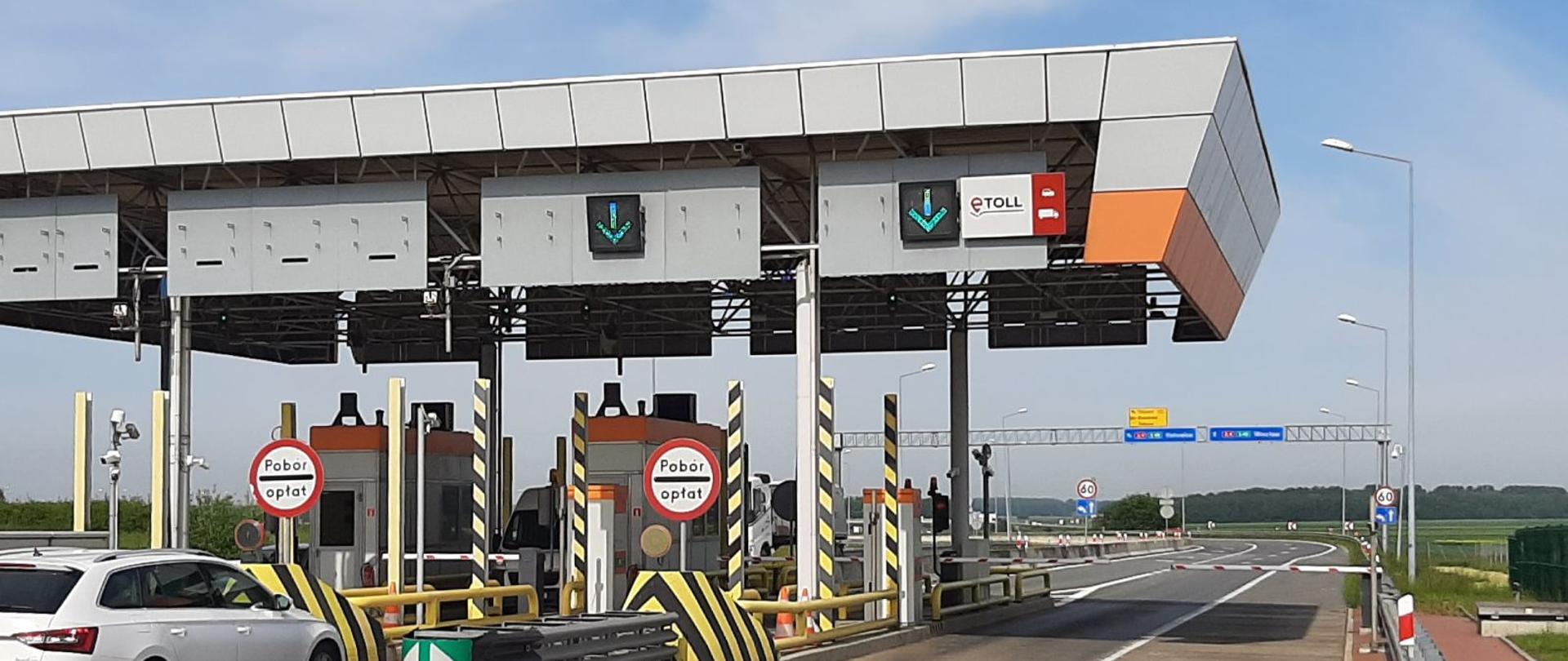 Bramka opłat na autostradzie