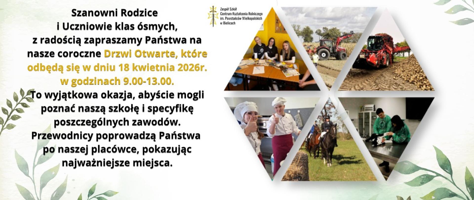 Zaproszenie Drzwi Otwarte