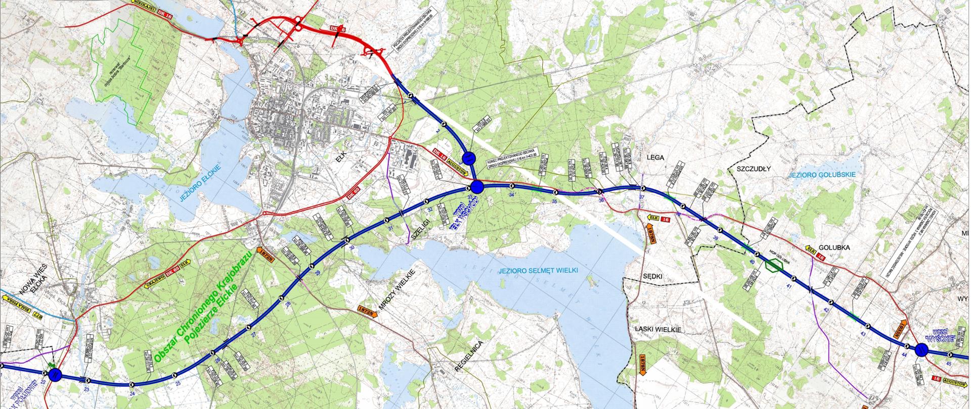 S61 Ełk Południe - Wysokie 